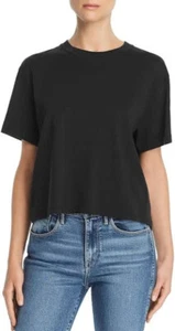 ATM Anthony Thomas Melillo Top Crew Neck T-shirt Pima Cotton Black size M new - Picture 1 of 8