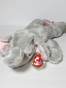 Ty Beanie Buddy Righty Republican Elephant Mint with Mint Tag & Protector 16" - Picture 1 of 15