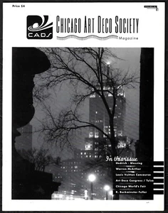 CHICAGO ART DECO SOCIETY MAGAZINE 2001 Hedrich Blessing, Louis Vuitton, Tulsa ++ - Picture 1 of 6