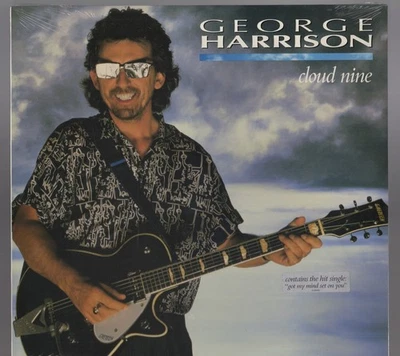 SEALED Orig GEORGE HARRISON Cloud Nine LP w/ Hype Sticker EX Beatles Jeff Lynne - Image 1 of 2