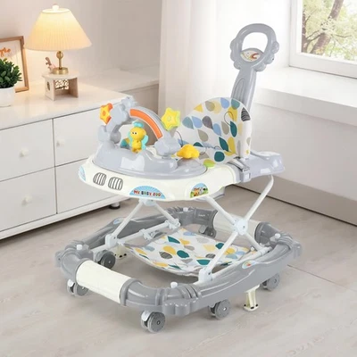 4in1 Lauflernwagen Babywalker Gehfrei Lauflernhilfe Baby Schaukel Licht - Bild 1 von 4
