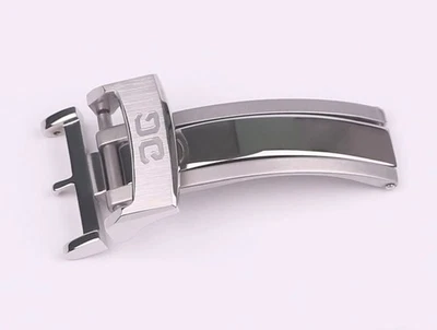 GLASHUTTE - HEBILLA DE DESPLIEGUE DE ACERO INOXIDABLE GENUINO 18 MM Foto 1 de 4