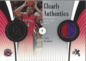 2006-07 E-X Clearly Authentics Patches #CAJG Joey Graham Jersey /75 - BSK - Picture 1 of 2