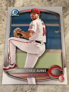 2025 Bowman Baseball Chase Burns Chrome Prospects BCP-122 - Picture 1 of 2