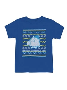 Officially Licensed Tootsie Roll Funny Owl Ugly Christmas Youth's T-shirt - Picture 1 of 6
