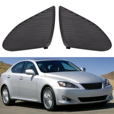 Fog Light Cover Accessories ABS Black Front Fog Light Trim 2Pcs Brand New - Image 1 of 4