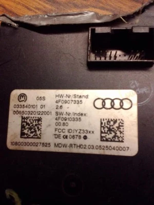 Chasis ECM bloqueo antirrobo entrada sin llave en firewall compatible con 05-06 AUDI A6 149938 Foto 1 de 3