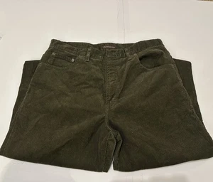 Mckenzie Tribe Cordhose Herren 34x34 Made in Italy Baumwolle Straight Oliv - Bild 1 von 5