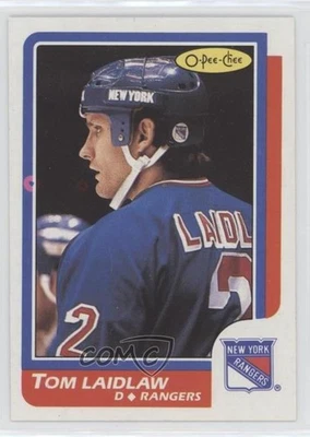 1986-87 O-Pee-Chee Tom Laidlaw #147 - Image 1 of 2
