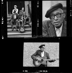 '73 Pink Anderson Roy Book Binder Blues Guitarists Gahr 35mm 3 Negative Lot C106 - Picture 1 of 1