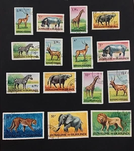 Burundi 1964 VF CTO Sc#73-87,           (W47) - Picture 1 of 1