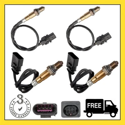 Sensor de oxigênio upstream+downstream Volkswagen Passat 3.6L V6 4PCS para 2012-2018 - Imagem 1 de 4