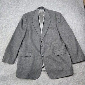 Grant Thomas Lords Taylor Jacket Mens 48 Long Gray Blazer Coat Cashmere Dress - Picture 1 of 21