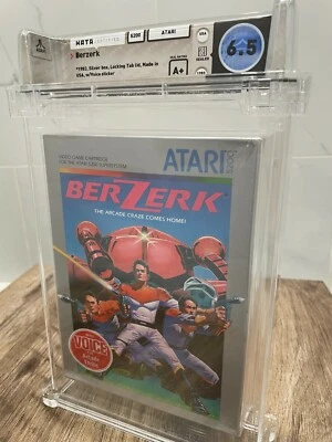 New Berzerk Sealed Atari 5200 Video Game Wata Graded 6.5 A+ Seal! RARE! 1983 - Image 1 of 4