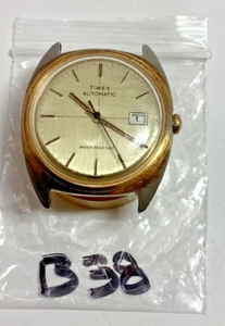 Vintage 1977 Timex Automatic Viscount Crosshair Watch Runs for Spare Repair READ - Picture 1 of 13