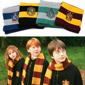 Harry Potter Schal Strickschal Gryffindor Cosplay Slytherin Ravenclaw Hufflepuff - Bild 1 von 16