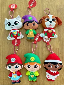 McDonalds Toys 2024 Christmas Elf on the Shelf Santaverse Friends Plush Bundle - Picture 1 of 5