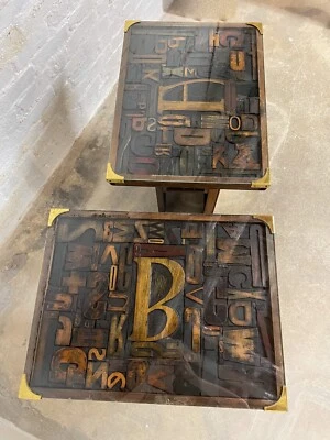 Antique Letterpress and Typecase Tables - Image 1 of 4