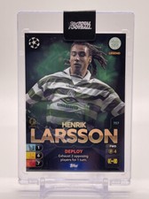 Henrik Larsson - 2021 Topps Total Football 1st Edition /100 Legend Encased