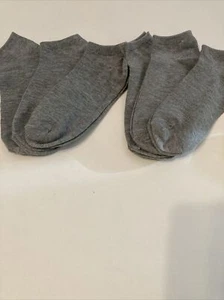 Mens/Womens Unisex,No show Gray Socks,thin Soft&Strechy Sock Size 9-11, 6 pairs - Picture 1 of 2
