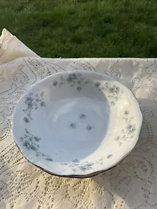 Vintage Johann Haviland Bavaria Germany Blue Garland Coupe Soup Bowls Set of 4 - Picture 1 of 8