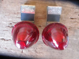 Grote 45033 4503 RED Die Cast Bulb Clearance Marker Lamp PAIR - Foto 1 di 4