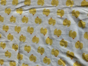 Gerber White Allover Rubber Duck Print Empfangsdecke Waffel Thermo - Bild 1 von 4