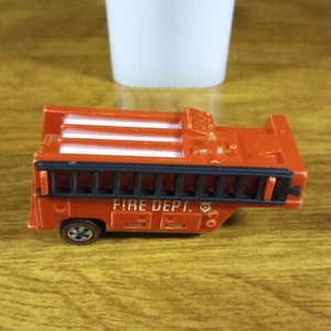 Hot Wheels The Heavyweights Redline Fire Engine Trailer Dept. Red Hong Kong 1970 - Picture 1 of 6