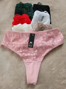 Womens Briefs Lace Lingerie Underwear Panties Thongs Bow - Picture 1 of 19