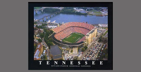 Tennessee Vols Football NEYLAND STADIUM CLASSIC Aerial View POSTER Print Cover