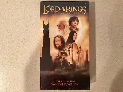The Lord of the Rings: The Two Towers (VHS, 2003) Elijah Wood - Sealed - Image 1 of 4