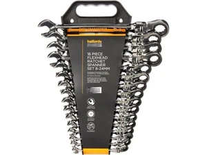 Halfords Advanced 16pc Flex Ratchet Spanner Set | Lifetime Warranty - Picture 1 of 4