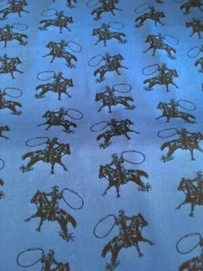 Vaquero Cuerda Bebé Niño Juego Completo Sábanas Azul Hecho a Mano 5 Unidades - Imagen 1 de 1