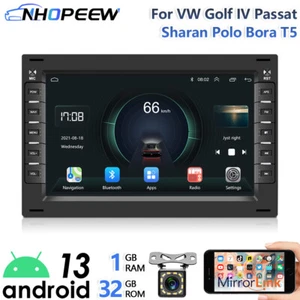 32GB 7" Android13 Radio Coche Para Golf IV Passat Polo Bora T5 GPS Navegador Con Cámara - Imagen 1 de 14