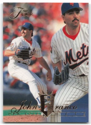 1994 Fleer Flair #196 John Franco New York Mets 2AC - Image 1 of 2