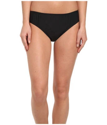 Parte inferior de bikini retro Athena Finesse para mujer talla 14 negra lisa Foto 1 de 4