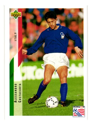 Upper Deck Кубок мира США 1994 Алессандро Костакурта сборная Италии # 155   - Изображение 1 из 2
