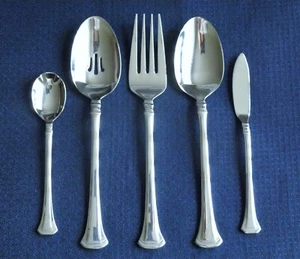New Oneida APOLLONIA 5pc Hostess Set Stainless Serving Flatware - Picture 1 of 3