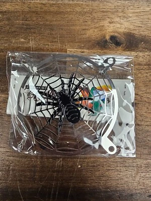 Logisys 80mm Spider Web Fan Grill Cover – Chrome Black Spider PC Case Fan Guard - Image 1 of 2