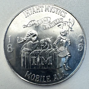 Infant Mystics Fabulous Feast Mobile, AL 1982 Martedì Grasso Doubloon - Foto 1 di 2
