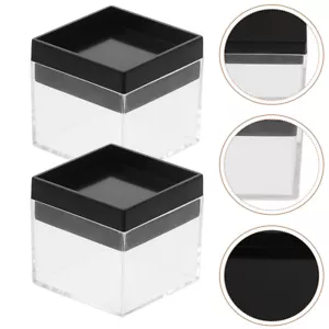 20pcs Display Case Useful Square Transparent Plastic Box Display Holder - Picture 1 of 12