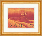Samum Sandsturm Sphinx Wste Plakat Giftwind Staub  Plakatwelt 328 Gerahmt