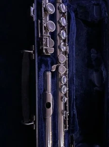 Lightly Used W. T. Armstrong 104 Student Closed Hole Flute w/ Instrument Case - Picture 1 of 5