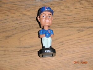 Sammy Sosa Cubs 2002 POST CEREAL MINI 3in BOBBLE HEAD made by FOTOBALL MLB