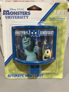 NEU VERSIEGELT! Disney Monsters University LED Automatisches Nachtlicht! Pixar Selten - Bild 1 von 2