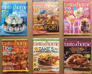 Six Taste of Home Magazines from Full Year 2009, Mint - Picture 1 of 7
