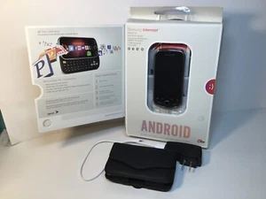 Used Samsung Intercept M910 + Box Android Prepaid Smartphone Slider Clean MEID - Picture 1 of 12