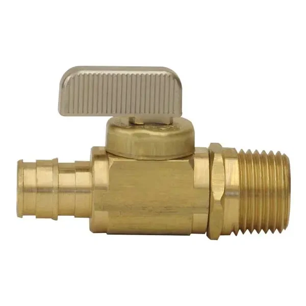 Uponor LF4795050 ProPEX LF Brass Ball Valve – 1/2" PEX x 1/2" MIP, Lead-Free - Image 1 of 1