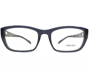 Prada Eyeglasses Frames VPR18O 08Q-1O1 Clear Blue Brown Tortoise 54-18-135 - Picture 1 of 12