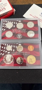 2005 United States Mint Proof Set. With OGP & COA *11 Coin Set *1.34 Oz Silver - Picture 1 of 6